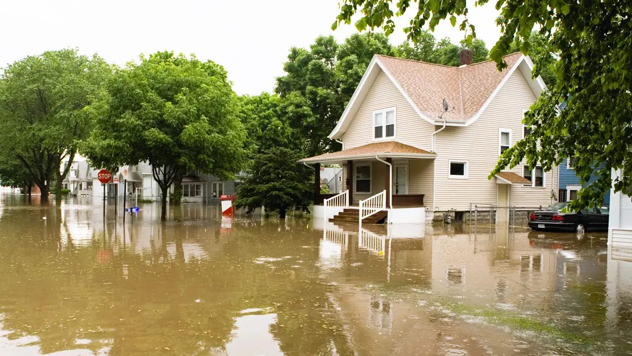 home from flooding