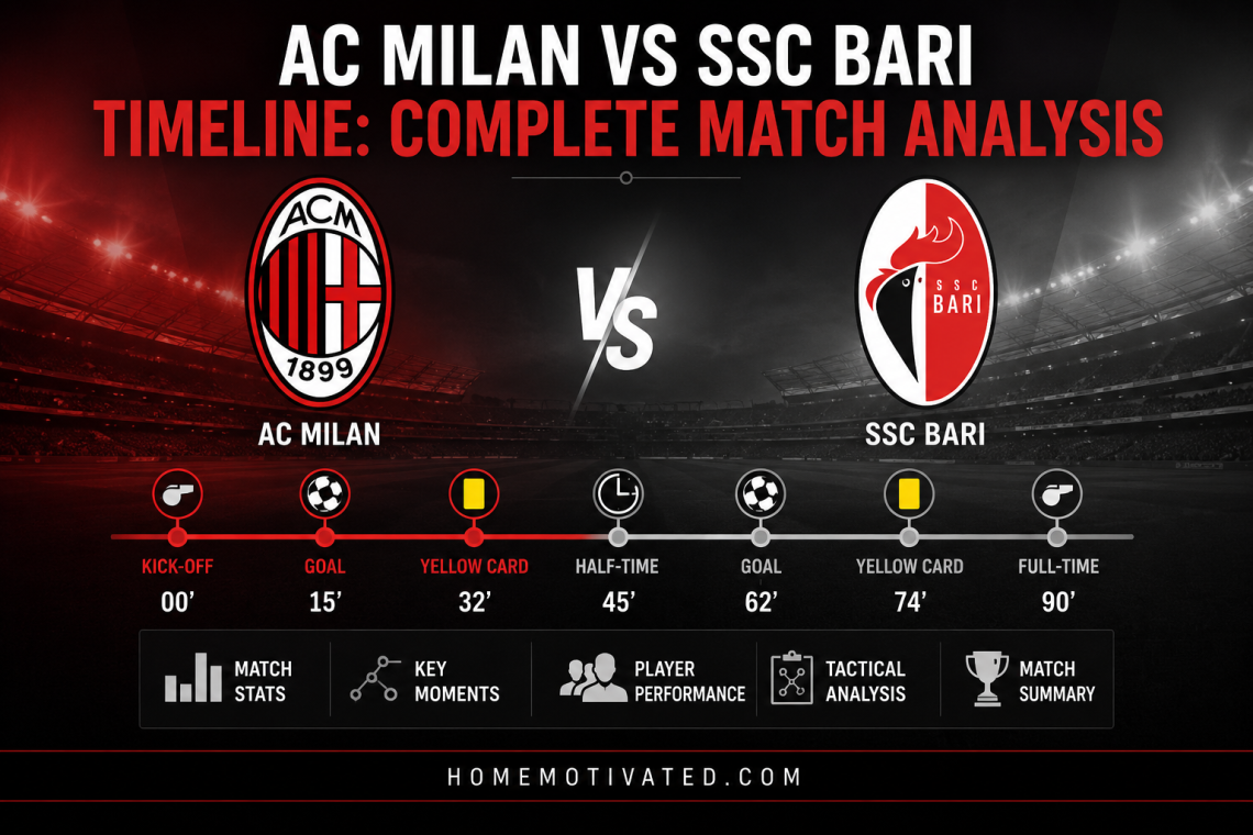ac milan vs ssc bari timeline