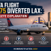 delta flight dl275 diverted lax